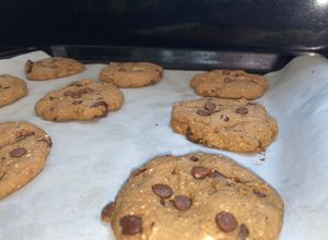 Una foto de Choc-chip cookies de calabaza