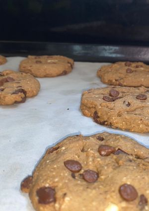 Una foto de Choc-chip cookies de calabaza