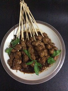 Foto resep Sate daging sayur