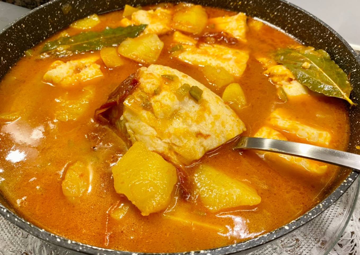 Guiso de bacalao con patatas