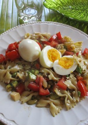 Une photo de Salade de pâtes estivale