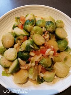 A picture of Sauteed Brussels Sprouts.