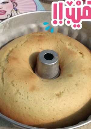 صورة لوصفة كيكة عادية