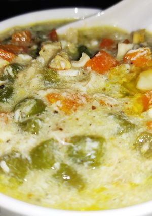 চিকেন ভেজিটেবল স্যুপ (chicken vegetable soup recipe in Bengali) রেসিপির প্রধান ছবি