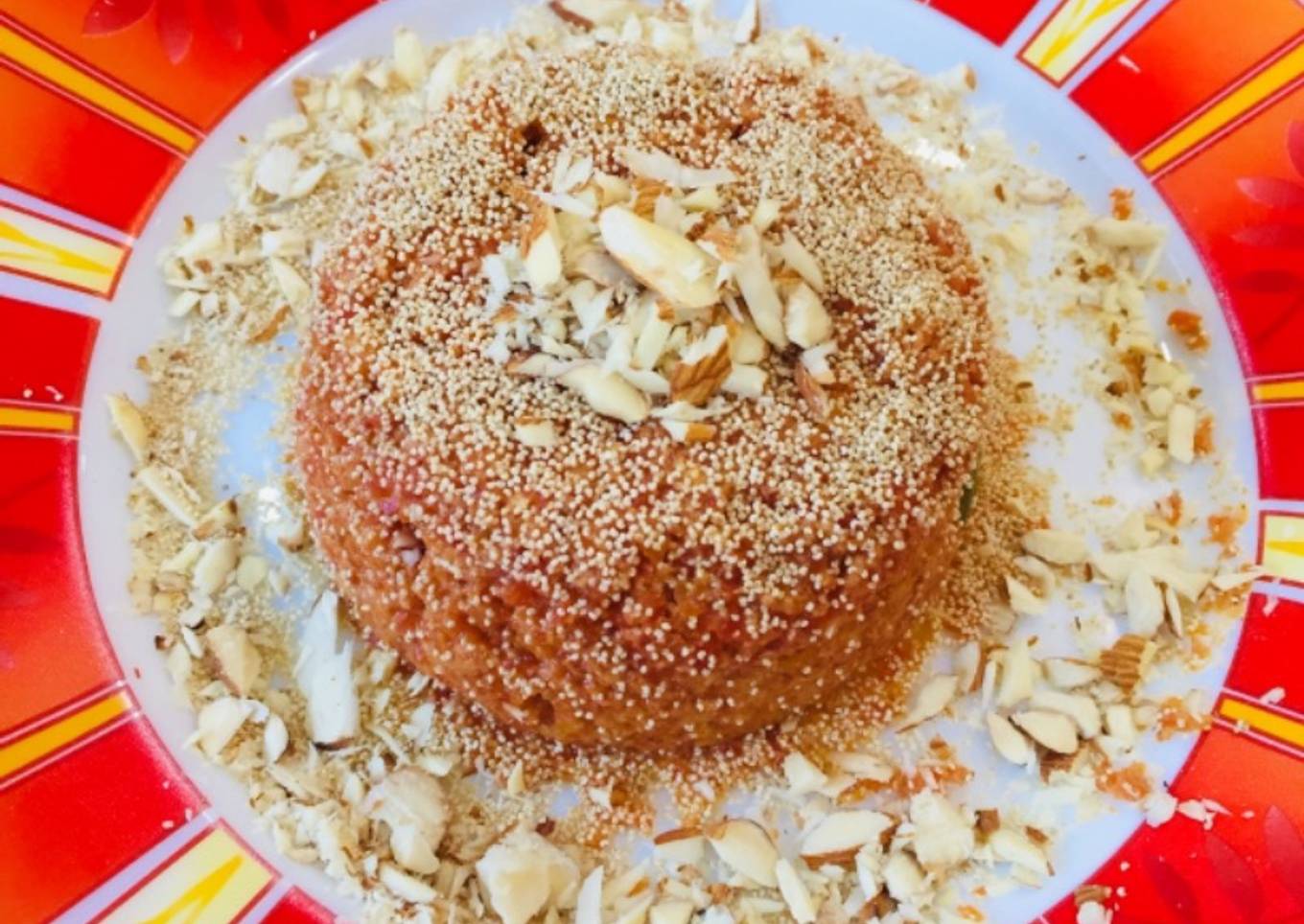 Poppy seeds Carrot Halwa