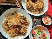 A picture of raw basmati rice