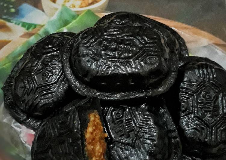 Resep Kue Thok black Charcoal / Kue Ku, Lezat