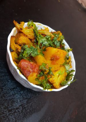 A picture of Cauliflower dry veg 😋.