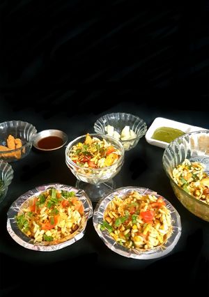 A picture of Puffed Rice Bhel.