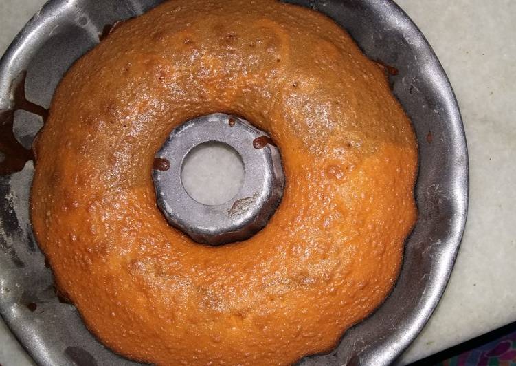 Orange tea cake make in pateela