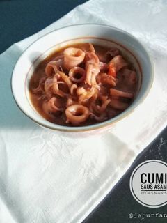 Foto resep Cumi Saus Pedas Asam Manis