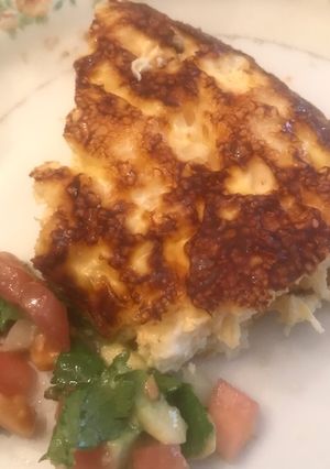 Una foto de Soufflé de queso