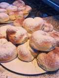 Ensaimadas o pancitos rellenos