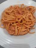 Spaghetti with Chipotle Cream and Sausages