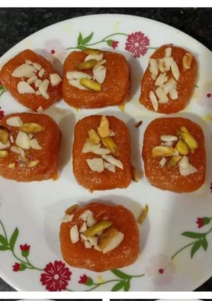 A picture of Mango burfi.
