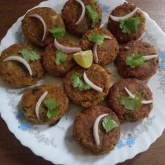 A picture of Nutritious mixed lentil kebabs.