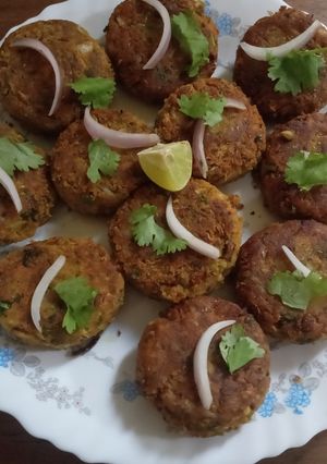 A picture of Nutritious mixed lentil kebabs.