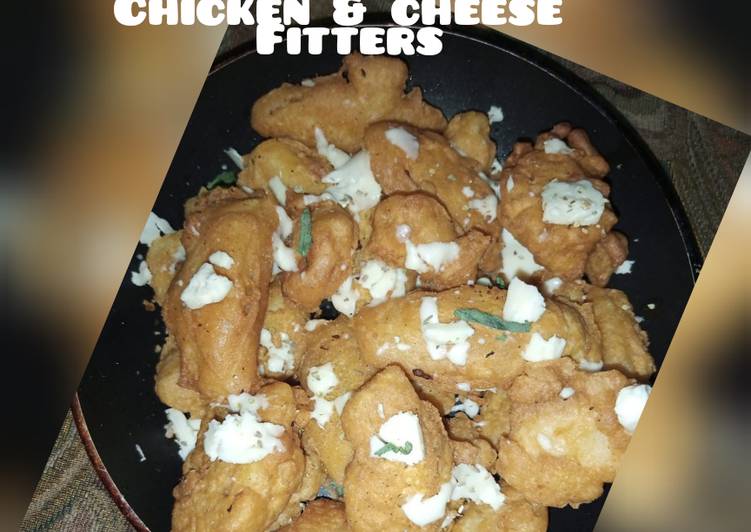 Step-by-Step Guide to Prepare Tasty Chicken &amp; Cheese Fitters | Satisfying Recipe | So Delicious !