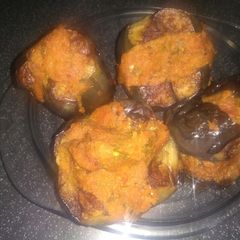 A picture of Bharwa baigan.