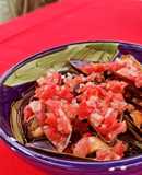 Pipirrana con mejillones