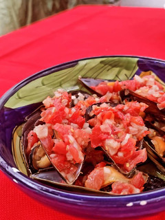 Una foto de Pipirrana con mejillones