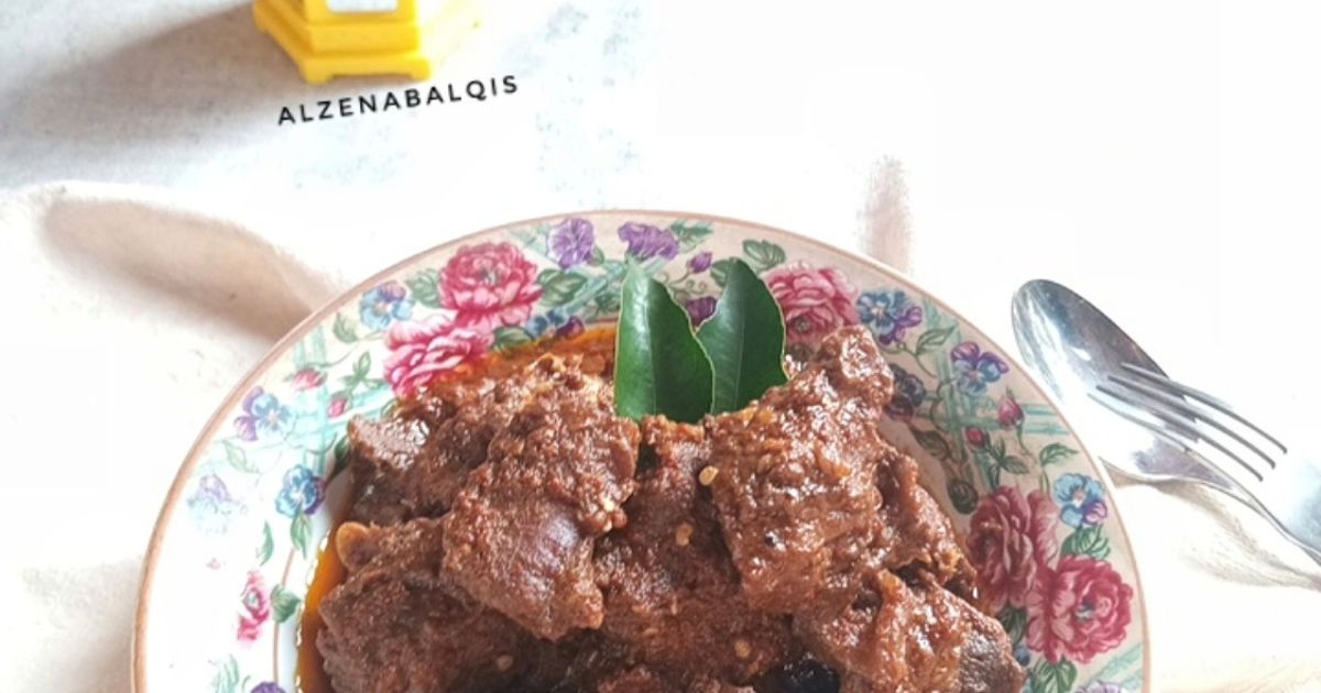 360.Rendang Daging (Rendang Padang Asli)