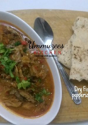A picture of Dry Fish(Busasshen Kifi)Peppersoup.