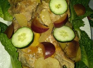 Una foto de Pierna de Cerdo en Salsa de Sidra