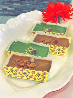 صورة لوصفة حلى لوتس وبستاشيو 🍡