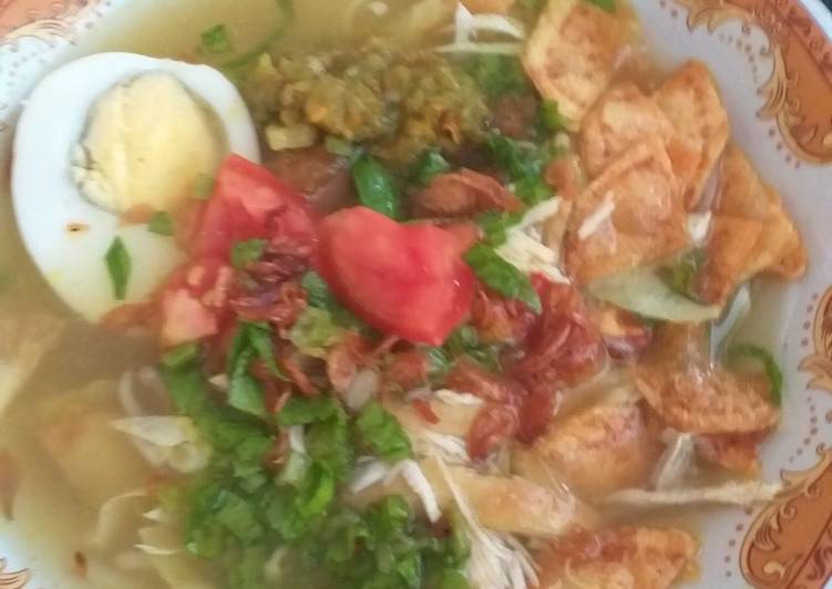 Resep Soto bening ayam yang Lezat