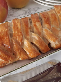 Una foto de Strudel de manzana