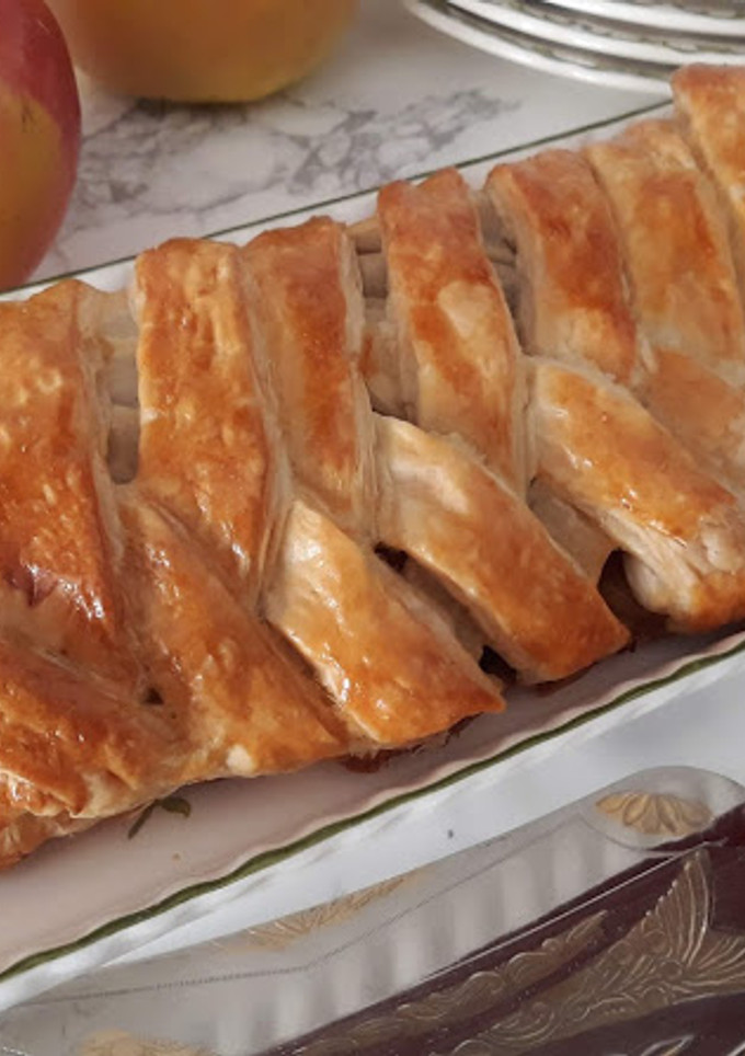 Una foto de Strudel de manzana