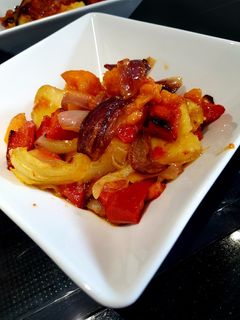 Una foto de Verduras asadas