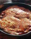 Pizza de pencas de acelga