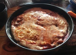 Una foto de Pizza de pencas de acelga