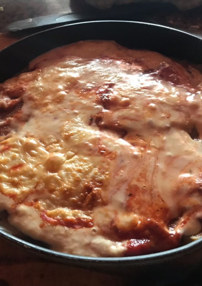 Una foto de Pizza de pencas de acelga