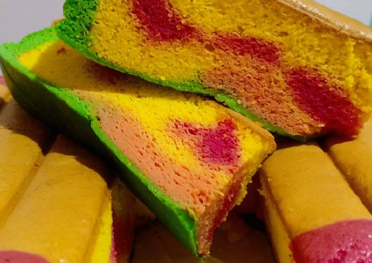 Resep Ogura Rainbow 🌈 Anti Gagal