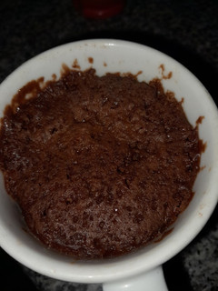 Una foto de Torta en taza