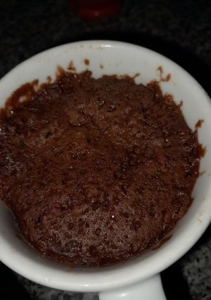 Una foto de Torta en taza