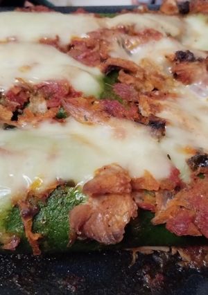 Una foto de Masa de panqueques de espinaca