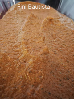 Una foto de Paté de aceitunas negras y pimientos de piquillo