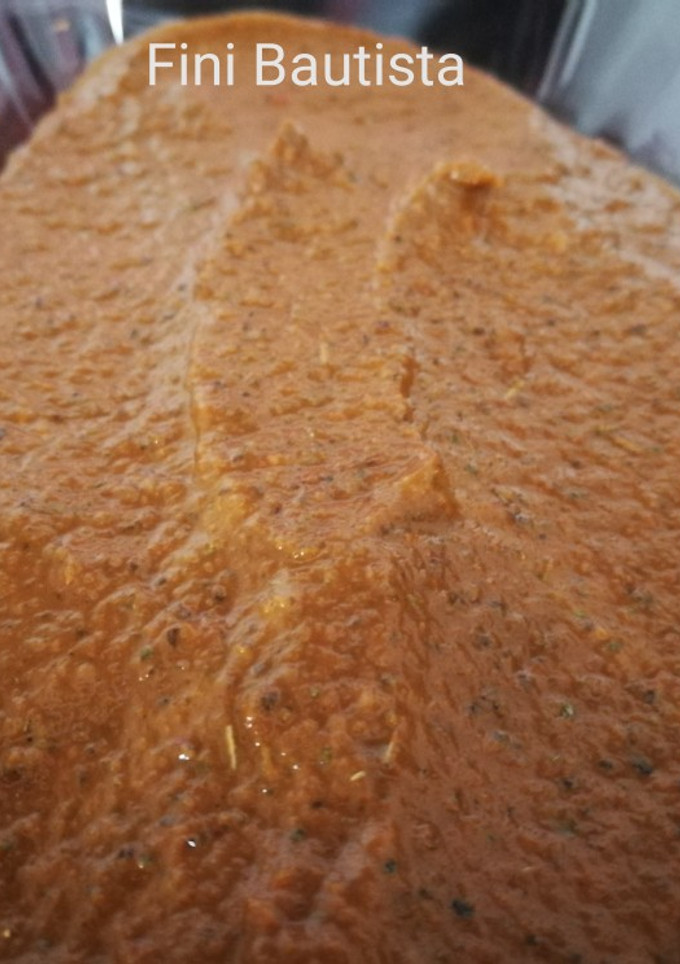 Una foto de Paté de aceitunas negras y pimientos de piquillo