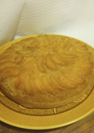 A picture of Upsidedown Apricot Cake.