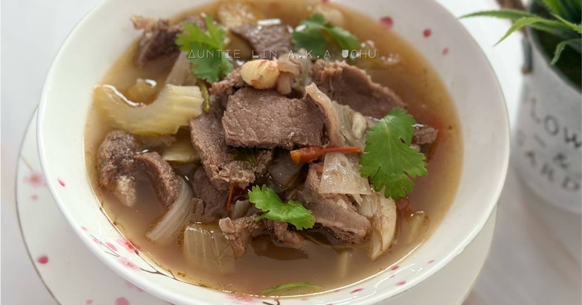 Resipi Sup Daging Ala Thai Versi Pes Sup Siam Adabi Oleh Sesimple