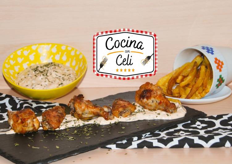 Alitas de pollo popurri crunch