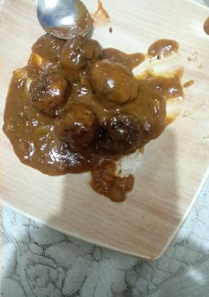 A picture of Veg Manchurian.