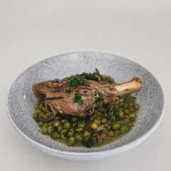 豌豆燉小羊膝 Agnello con i Piselli-レシピのメイン写真