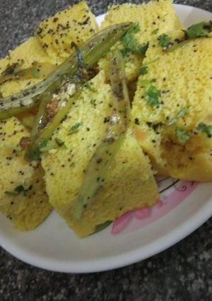 A picture of Dhokla.