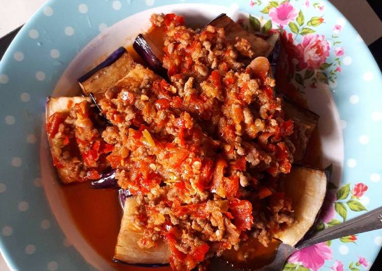 Terong sambel daging