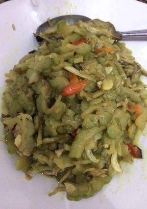 Foto resep Tumis Pare Teri Nasi